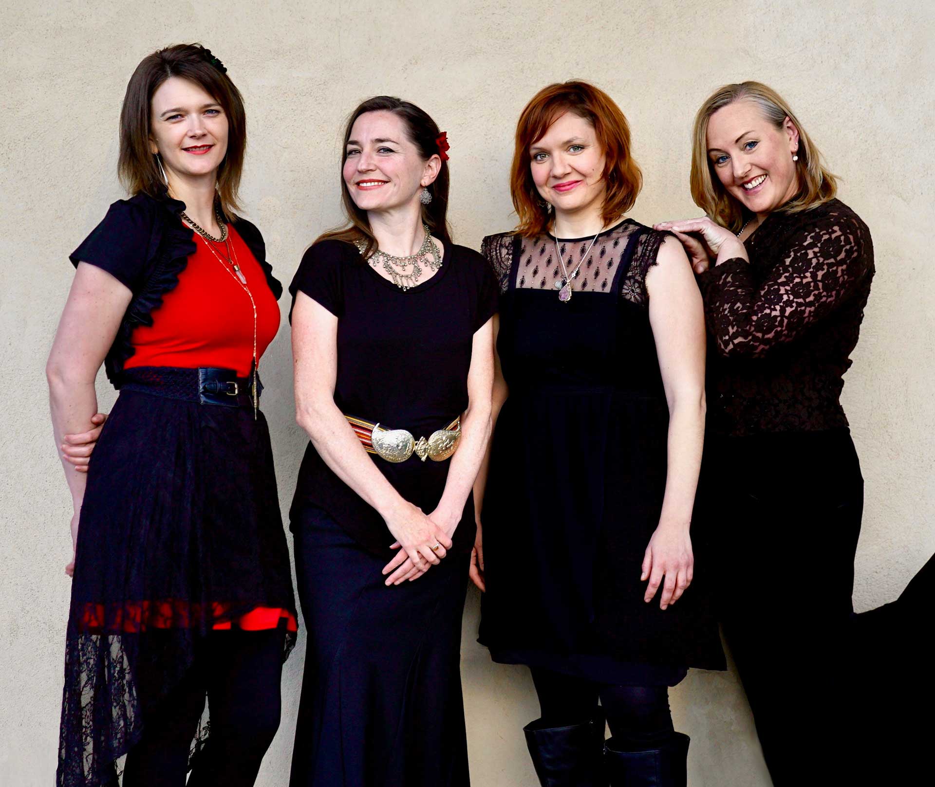 Rumelia Collective is (from left to right) Nicolle Jensen, Willa Roberts, Alysha Shaw, and Sitara Schauer