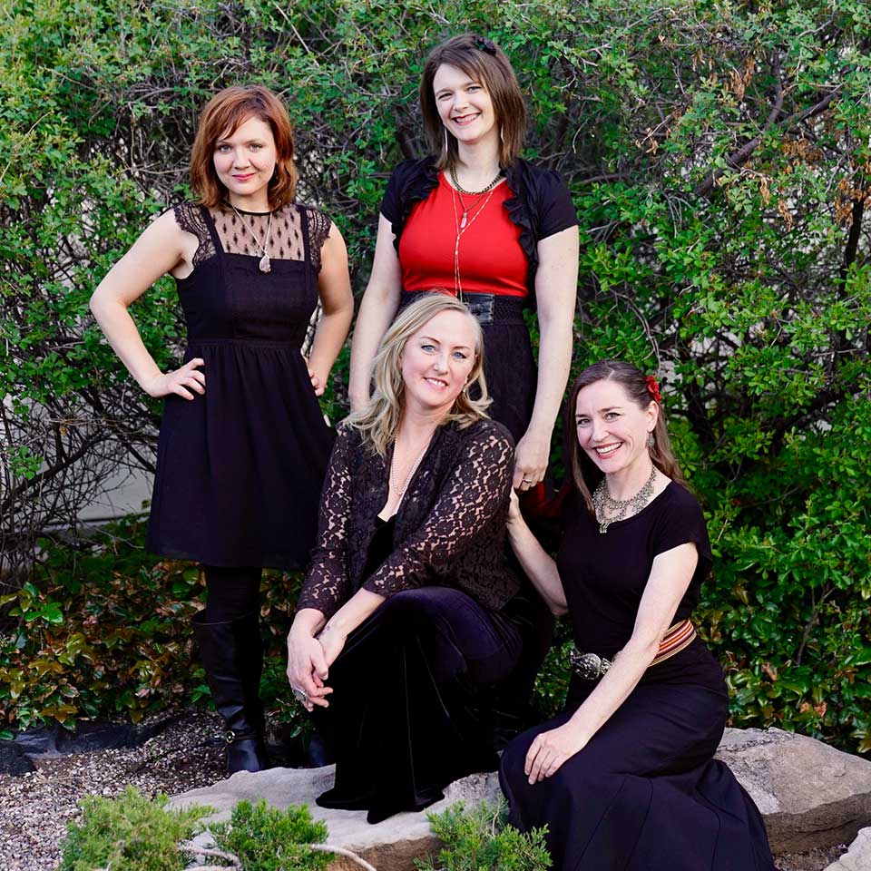 Rumelia Collective is (from left to right) Alysha Shaw, Sitara Schauer, Nicolle Jensen, and Willa Roberts